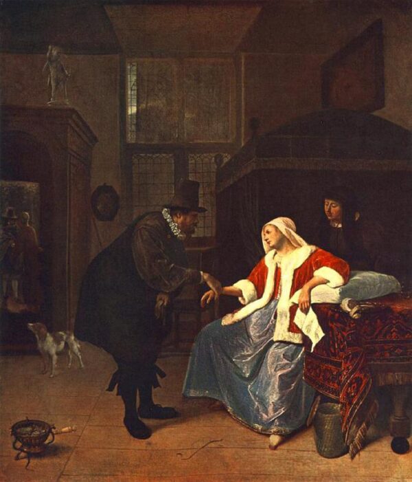 Love Sickness by Jan Steen, hand-painted oil painting reproduction