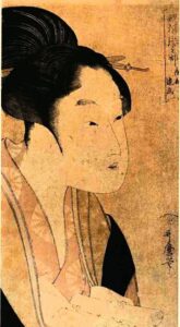 Love That Meets by Kitagawa Utamaro, hand-painted oil painting reproduction