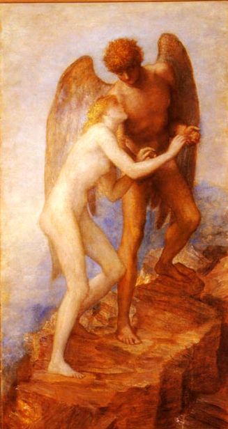 Love and Life by George Frederic Watts, hand-painted oil reproduction