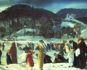 Love of Winter by George Bellows, hand-painted oil painting reproduction