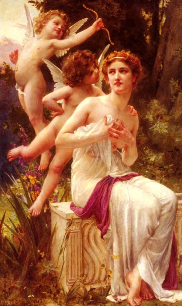 Love’s Advances by Guillaume Seignac, hand-painted oil painting reproduction