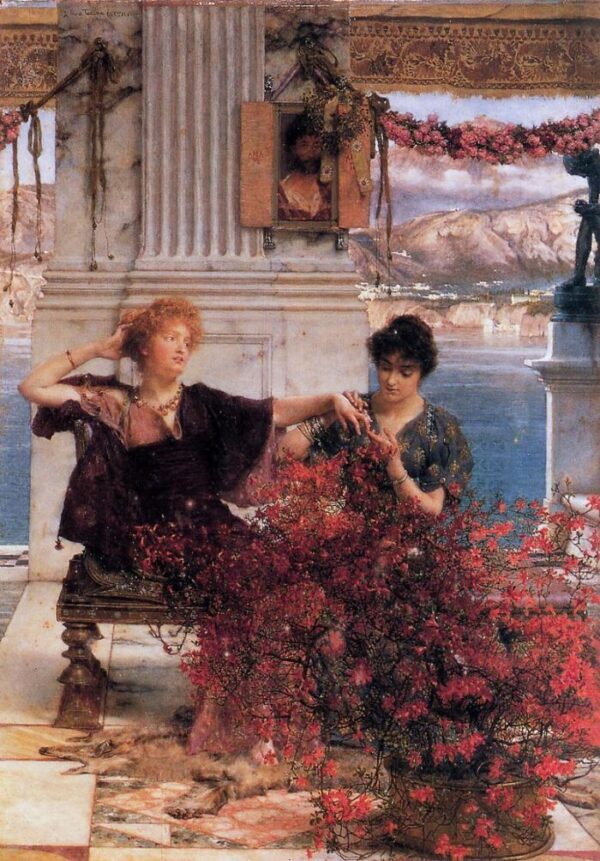 Love’s Jewelled Fetter by Lawrence Alma-Tadema, hand-painted oil painting reproduction