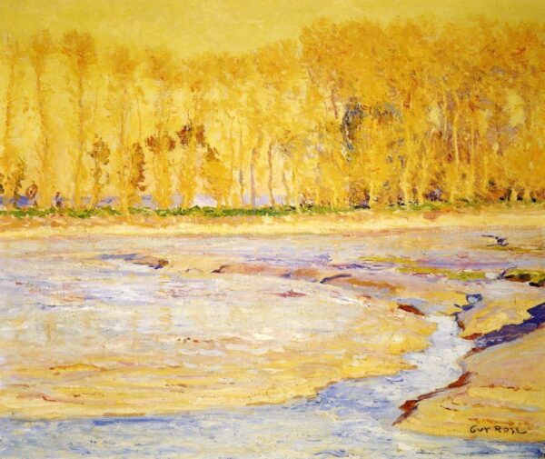 Low Tide Honfleur by Guy Rose, hand-painted oil painting reproduction