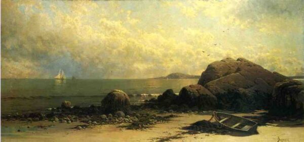 Low Tide c by Alfred Thompson Bricher, hand-painted oil painting reproduction