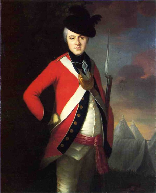 Lt. Colonel Thomas Dowdeswell by Joseph Blackburn, hand-painted oil painting reproduction