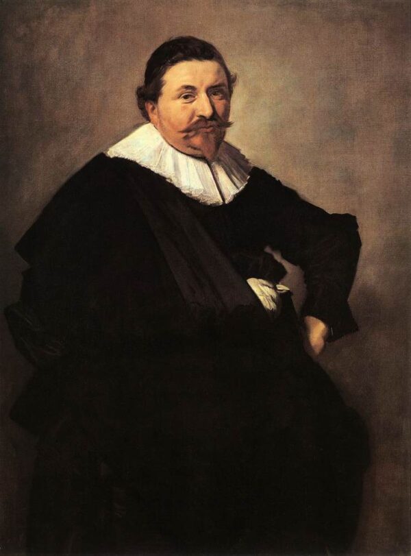 Lucas de Clercq by Frans Hals, hand-painted oil painting reproduction