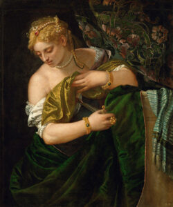 Lucretia by Paolo Veronese, hand-painted oil painting reproduction