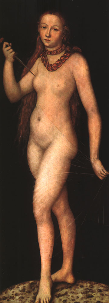 Lucretia by Lucas Cranach the Elder, hand-painted oil reproduction