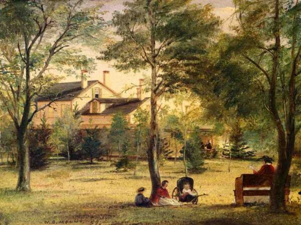 The Residence of the Honorable William H. Ludlow by William Sidney Mount, hand-painted oil painting reproduction