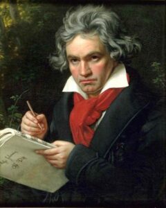 Ludwig van Beethoven by Joseph Karl Stieler, hand-painted oil painting reproduction