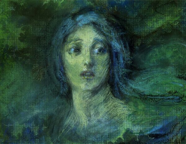 Lunar by Alice Pike Barney, hand-painted oil painting reproduction