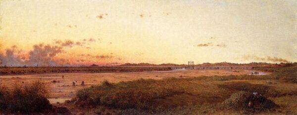 Lynn Meadows by Martin Johnson Heade, hand-painted oil painting reproduction