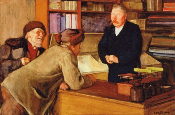 Maalaispuodissa by Eero Järnefelt, hand-painted oil painting reproduction