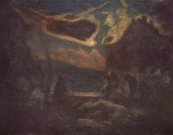 Macbeth and the Witches by Albert Pinkham Ryder, hand-painted oil painting reproduction