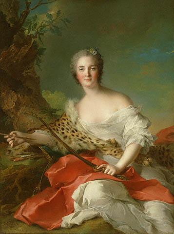 Madame Bonier de la Mosson by Jean-Marc Nattier, hand-painted oil reproduction