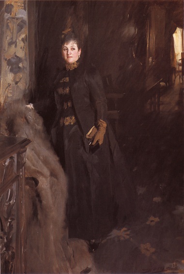 Madame Clara Rikoff by Anders Zorn, hand-painted oil reproduction