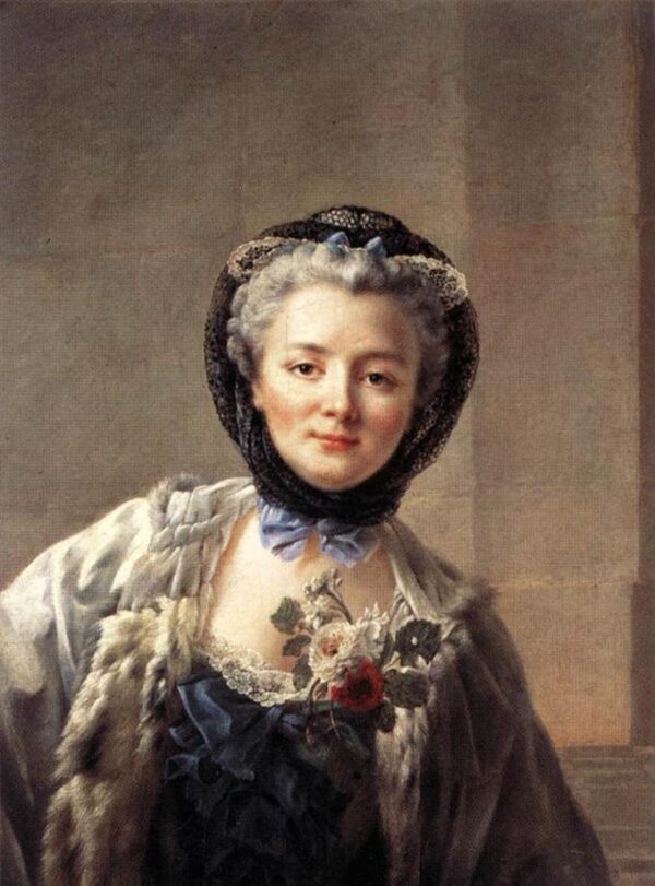 Madame Drouais by François-Hubert Drouais, hand-painted oil painting reproduction