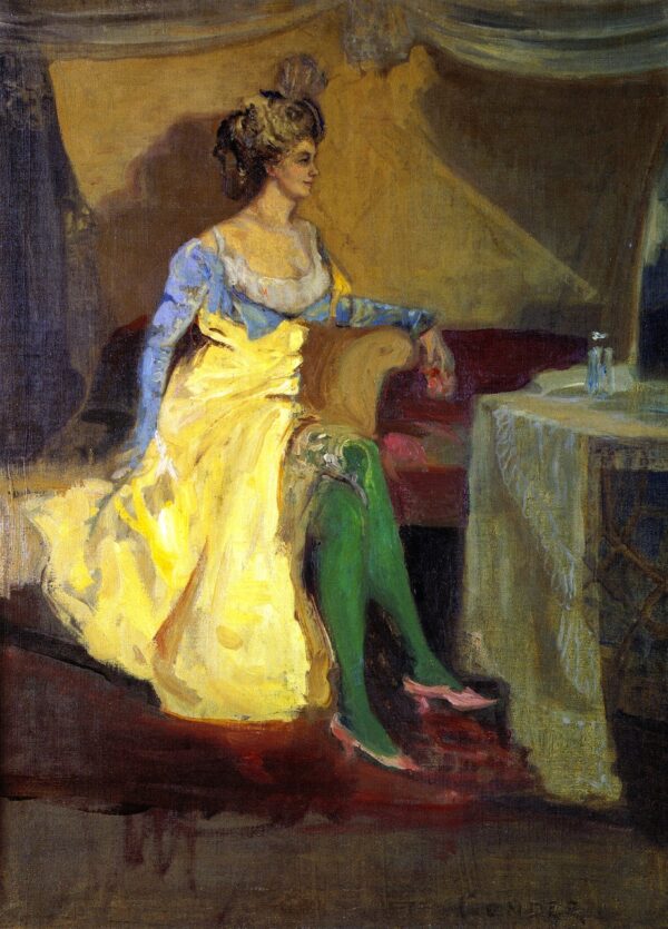 Madame Rejane by Charles Conder, hand-painted oil painting reproduction