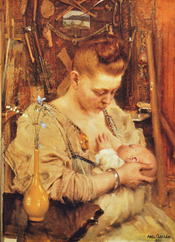 Madonna by Akseli Gallen-Kallela, hand-painted oil painting reproduction