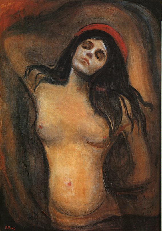 Madonna by Edvard Munch, hand-painted oil reproduction