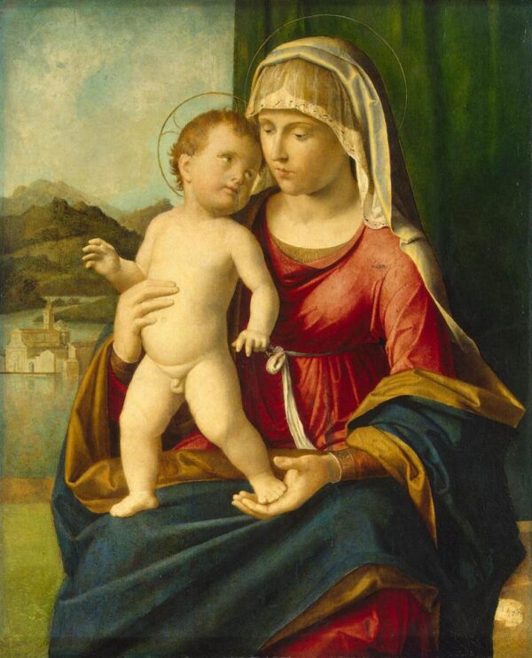 Madonna and Child b by Cima da Conegliano, hand-painted oil painting reproduction