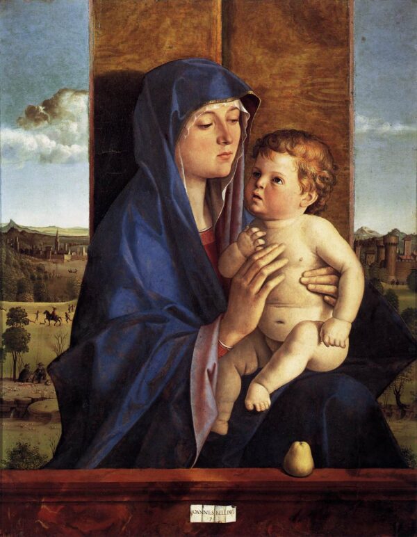 Madonna and Child b by Giovanni Bellini, hand-painted oil painting reproduction