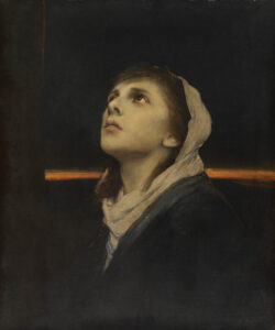 Madonna at the Cross by Gabriel Cornelius Ritter von Max, hand-painted oil painting reproduction