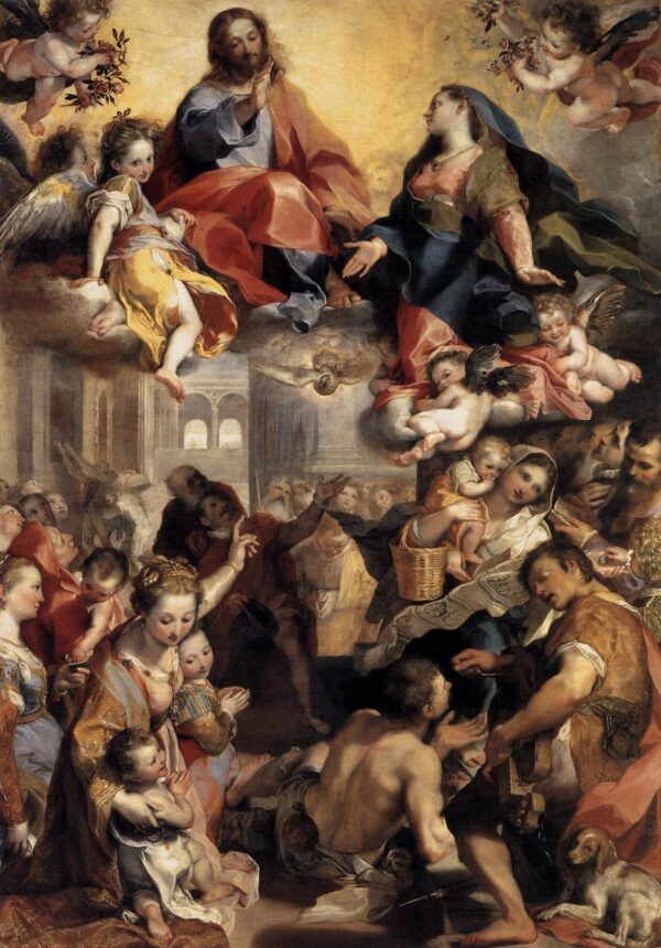 Madonna del Popolo by Federico Fiori Barocci, hand-painted oil painting reproduction