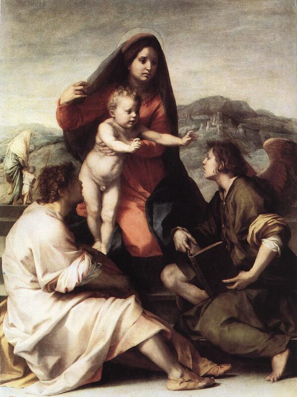 Madonna della Scala by Andrea del Sarto, hand-painted oil painting reproduction