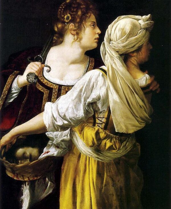 Judith and Her Maidservant by Artemisia Gentileschi, hand-painted oil painting reproduction