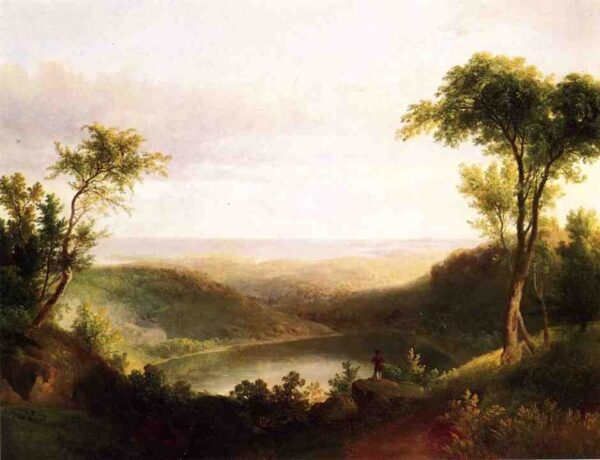 Maine Seacoast by Thomas Doughty, hand-painted oil painting reproduction