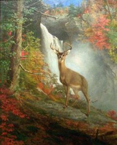 Majestic Stag by William Holbrook Beard, hand-painted oil painting reproduction