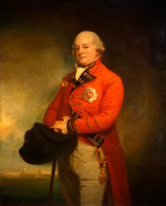 Major-General Sir Archibald Campbell by George Romney, hand-painted oil painting reproduction