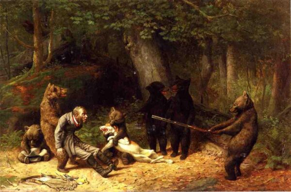 Making Game of the Hunter by William Holbrook Beard, hand-painted oil painting reproduction