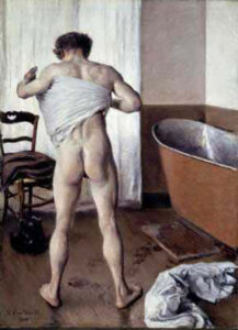 Man at His Bath by Gustave Caillebotte, hand-painted oil painting reproduction