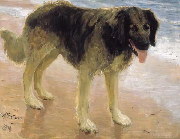 Man’s Best Friend by Ilya Repin, hand-painted oil painting reproduction
