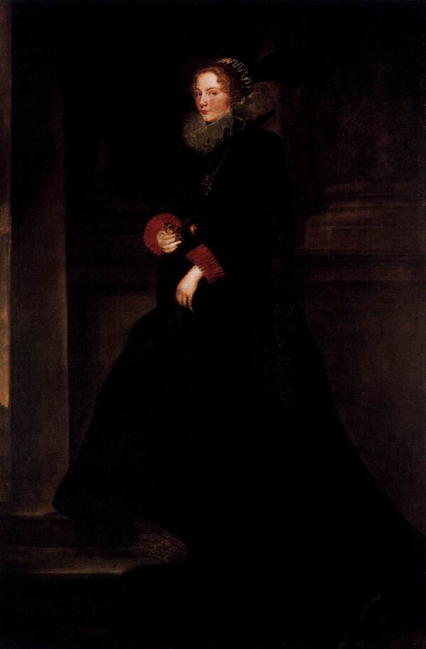 Marchesa Geronima Spinola by Sir Anthony van Dyck, hand-painted oil painting reproduction