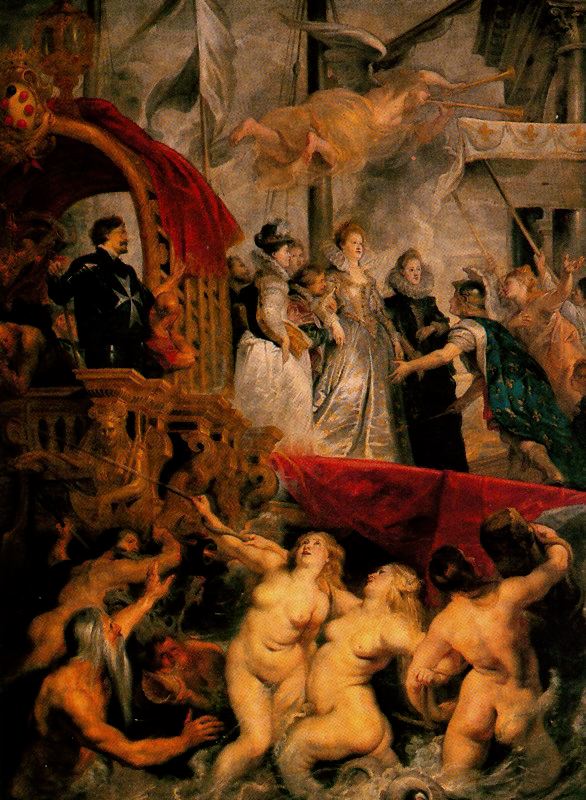 Maria de Medici arriving at Marseilles by Peter Paul Rubens, hand-painted oil reproduction
