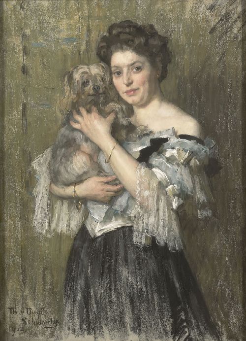 Maria Catharina Josephine Jordan by George Hendrik Breitner, hand-painted oil reproduction