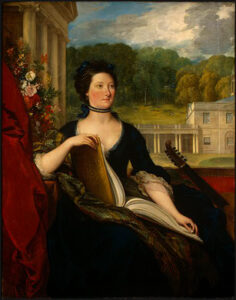 Maria Hamilton Beckford by Benjamin West, hand-painted oil painting reproduction