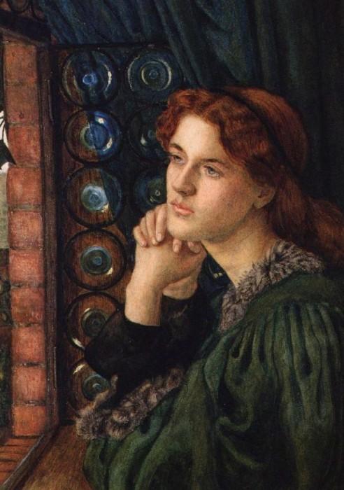 Mariana by Marie Spartali Stillman, hand-painted oil reproduction