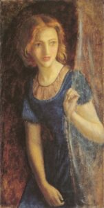 Mariana at the Window by Arthur Hughes, hand-painted oil painting reproduction