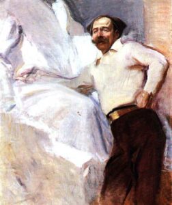 Mariano Benlliure by José Benlliure y Gil, hand-painted oil painting reproduction