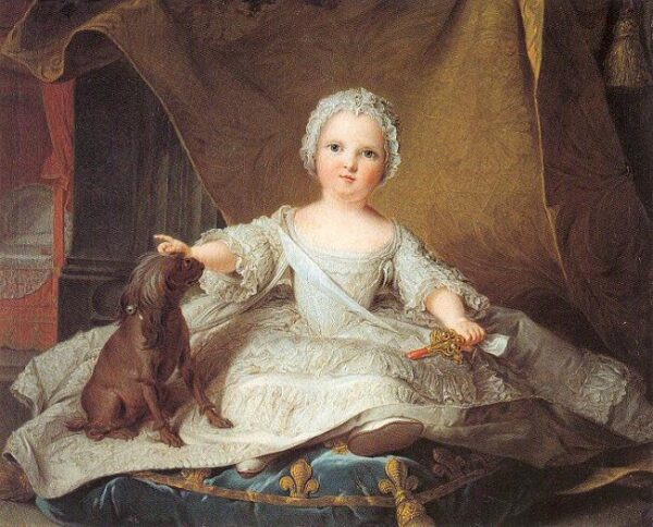 Marie Zephyrine of France as a Baby by Jean-Marc Nattier, hand-painted oil painting reproduction