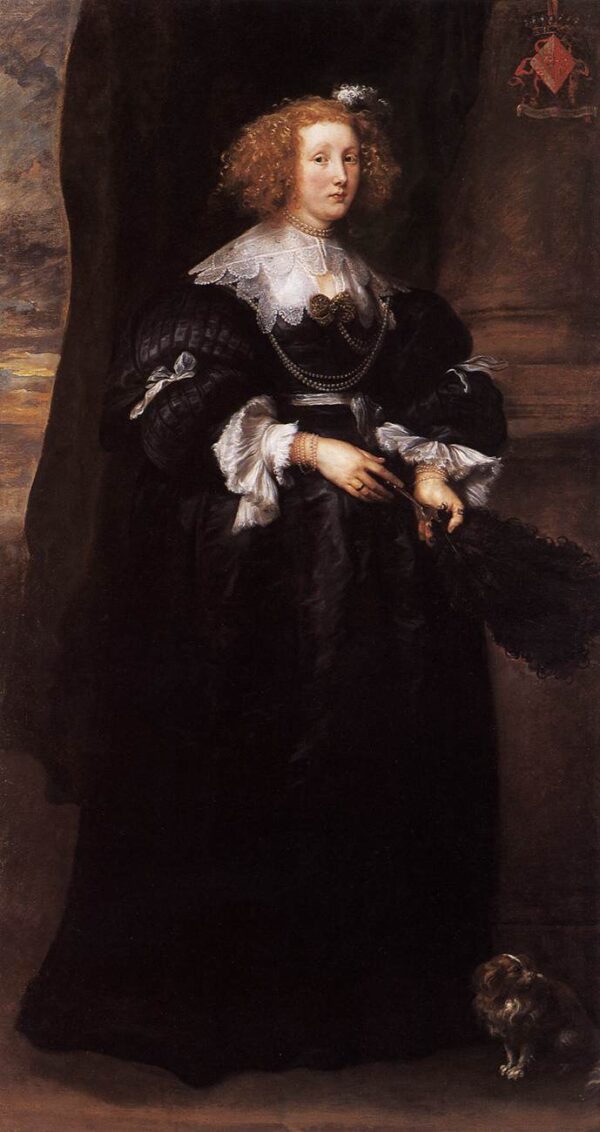 Marie de Raet by Sir Anthony van Dyck, hand-painted oil painting reproduction