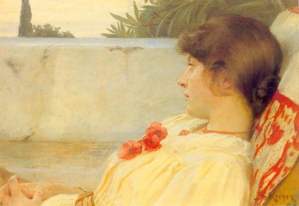 Marie en Ravello by Peder Severin Krøyer, hand-painted oil painting reproduction