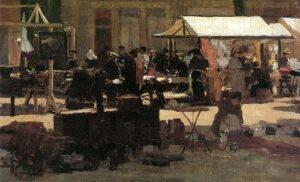 Market by Floris Arntzenius, hand-painted oil painting reproduction
