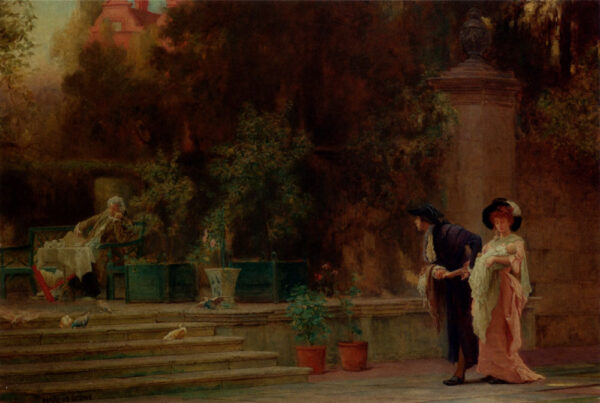 Married For Love by Marcus Stone, hand-painted oil painting reproduction