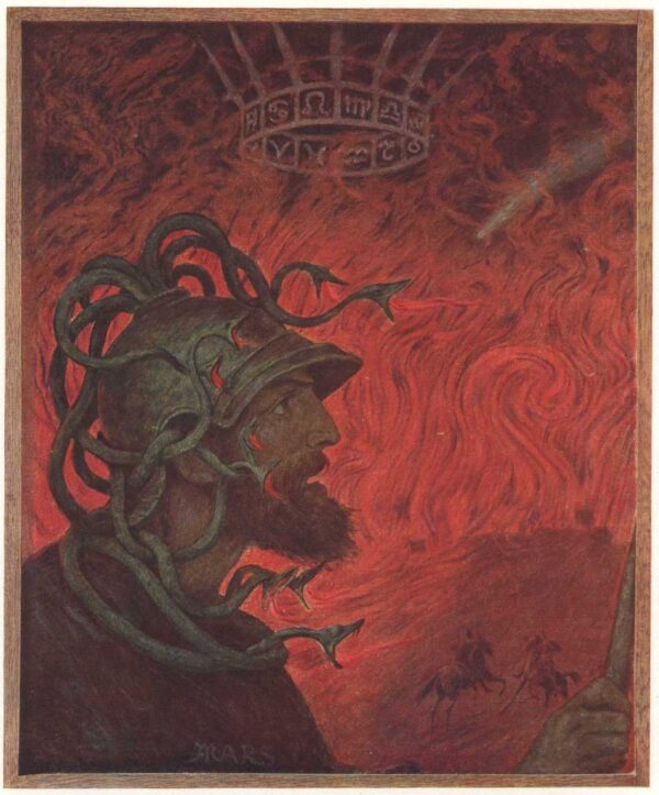 Mars by Hans Thoma, hand-painted oil painting reproduction