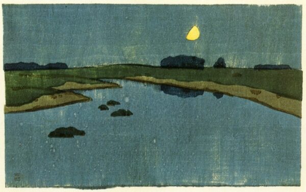 Marsh Creek 1905 by Arthur Wesley Dow, hand-painted oil painting reproduction